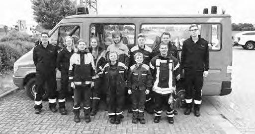 Zum Abschluss ging es dann noch für alle Jugendlichen und Betreuer in das Eldinger Feuerwehrhaus zum gemeinsamen Grillen.