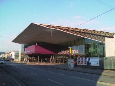 In den Jahren 1998 und 1999 wurde ein Wettbewerbe abgehalten, welcher auf dem Areal der ehemaligen Halle A der Grazer Messe eine neue, vergrößerte Stadthalle vorsah.