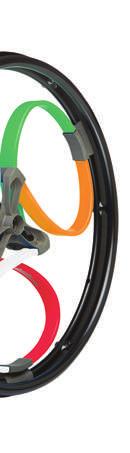 Unsere Loopwheels sind ebenfalls in Blau, Grün, Orange, Lila, Rot und Weiß erhältlich allesamt mit schwarzem