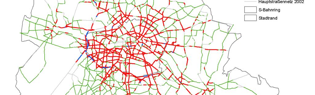 Feinstaub (PM10) Ausgangslage (2002) 24h Grenzwert Jahresgrenzwert Modellrechungen: Überschreitungen an ca 450 km Straßenabschnitten ca 190.