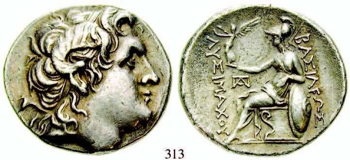 Doppelflöte gedeutet THRAKISCHE INSELN, THASOS 315 Tetradrachme nach 146 v. Chr. 16,81 g. Kopf des Dionysos mit Efeukranz r.
