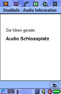 Wurden alle Dateien geladen, wird der Download-Status nicht mehr angezeigt. Die Antenne rechts oben zeigt hier z. B. an, dass keine Verbindung mehr besteht.