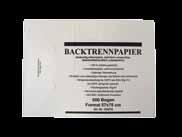 44 Verpackungen / Folien Backtrennpapier 343920 Backpapier, naturbraun, 39 cm x 20 m 24 x 1 Rolle 1 Rolle 343950