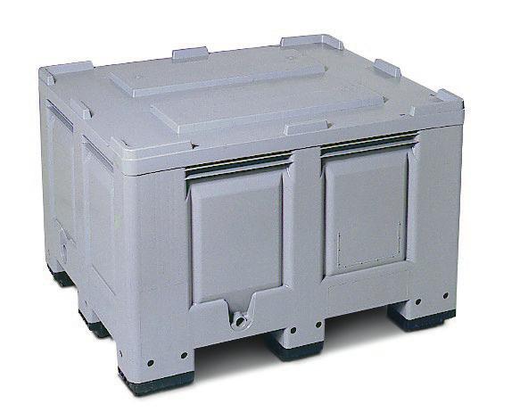 10 Stapel- und Transportbehälter Vielseitige Palettenboxen Typ PB 8 und PB 10 W stabile Konstruktion aus Polyethylen (PE) für große Stabilität und lange Lebensdauer W restentleerbar und leicht zu