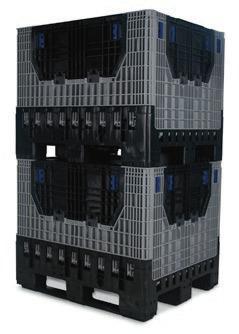 Stapel- und Transportbehälter 10 Faltbare Palettenboxen Typ PBF 8 und PBF 10 W W W W geeignet zur Lagerung und zum innerbetrieblichen Transport von unterschiedlichen Füllgütern W faltbare Sammelboxen
