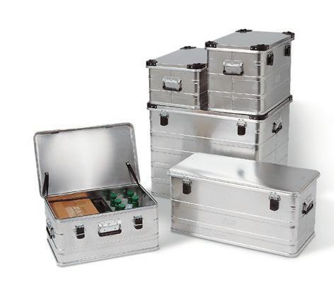 Allzweckboxen aus Aluminium 10 Aluminium-Transportbox Typ AB W Aufbewahrung und Transport wertvoller Güter W ansprechendes Design ab 75,50 Ausstattung: stabile Hebelspannverschlüsse, Gurtbänder im