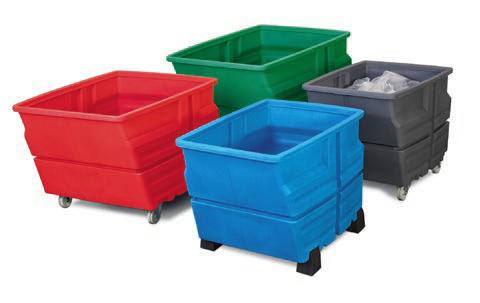 10 Kunststoff-Mehrzweckbehälter Nützliche Organisationstalente für Ihren Betrieb Mehrzweck-Behälter aus Polyethylen (PE) W zum Sammeln, Sortieren, Lagern, Entsorgen von W korrosionsfrei und
