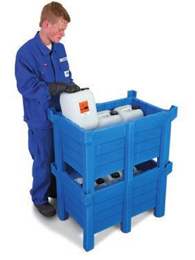 Stapelbehälter aus Kunststoff 10 Ihr Vorteil - Der Stapelbehälter mit Mehrwert W W sichere und platzsparende Aufbewahrung von