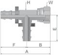 Sonder Anschluss Serie DR Stecknippel Verteiler 801 / 804 / 1FR / 830M