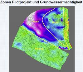 Zonen mit verschiedenen Attributen als Entscheidungsgrundlage