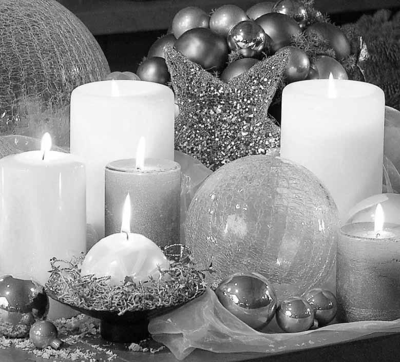 Foto: Peter Schreiber/interPress Kerzen sind aus der Adventszeit nicht wegzudenken. Ihr zart flackerndes Licht schafft eine unnachahmliche Atmosphäre.