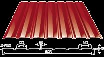 Kat. B Produktion Finnland WANDPROFILE Produktion Finnland W-/1134 in 0,5mm Trapezbleche WAND Lieferform Profilhöhe in mm Plattenbreite Nutz-/ Abrechnungsbreite Lieferlänge Gewicht in kg/m²