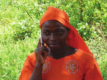 Rolle von Mobiltelefonen Mobiltelefone sind auch High-Tech Festnetztechnologie überspringen macht in entlegenen ländlichen Regionen Sinn Verbreitung unter Kleinbauern in Afrika teilweise >80%