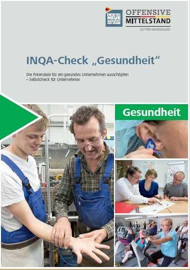 INQA-Check Gesundheit Struktur des INQA-Checks