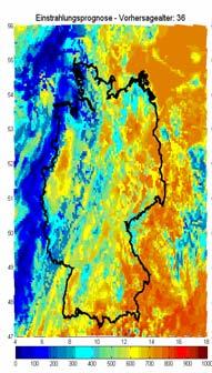 PV-Prognose NWP (0 78 h) Cosmo-EU Radiation Temperature