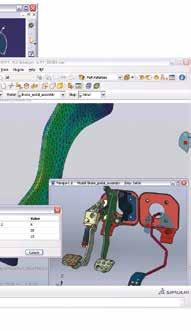 Dabei spielt neben CAD und DMU bei fast allen Firmen die Finite-Elemente-Simulation (CAE Computer Aided Engineering) eine wichtige Rolle in der virtuellen Produktentwicklung.