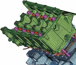 Abaqus offers a sophisticated environment for accelerating contact modeling and mesh creation.
