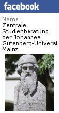 Die JGU im Internet Studium an der Universität Mainz www.uni-mainz.de/studium JGU bei Youtube www.youtube.