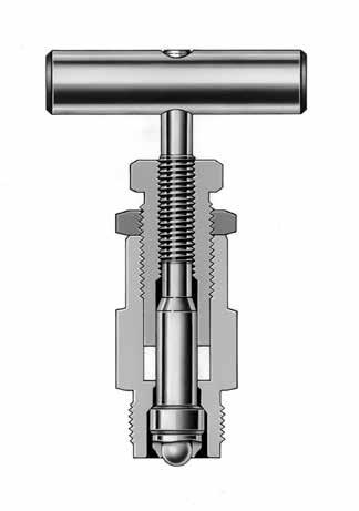 Ventilblocksysteme 697 Ventil-Merkmale Der Durchfluss durch einen Swagelok Ventilblock wird durch eine Reihe von en aus Edelstahl geregelt.