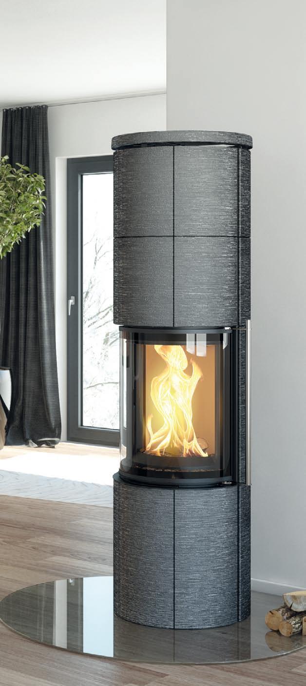 NEU Kaminöfen 44 Nexus XL Weitreichende Wärmeproduktion durch hohen Wirkungsgrad bei der Verbrennung von Scheitholz, Holzoder Braunkohlebriketts.