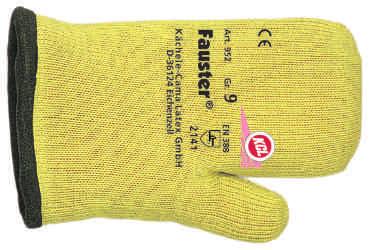 Hitzeschutzhandschuhe Alle Handschuhe sind sowohl an der linken wie an der rechten Hand zu tragen und waschbar.