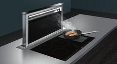 Das neue inductionair System zieht Dunst und Gerüche direkt dort ab, wo sie entstehen: an der Kochstelle.