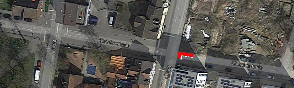 Abbildung 32: Christianstraße: Aufstellbereich mit Bodenschleife. Quelle: Google Maps. 3.9 