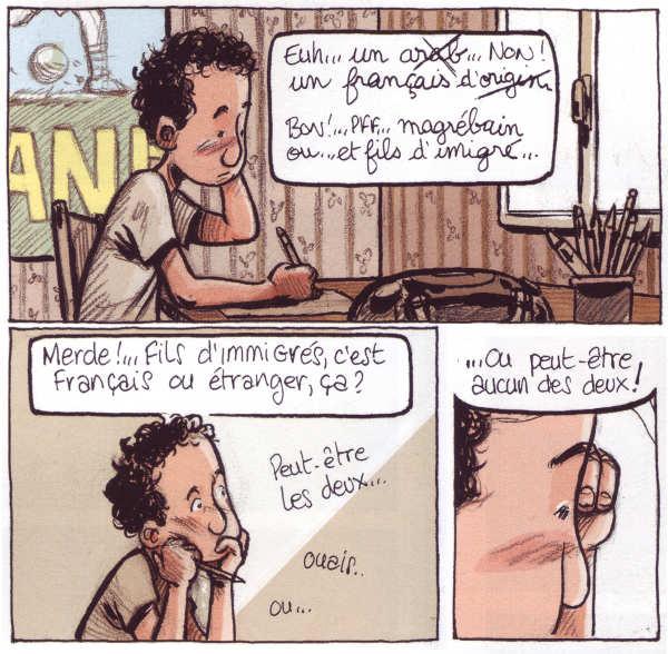 M 13 Questions d identité Dessins tirés de la bande-dessinée: Arabico de Halim Mahmoudi. Toulon 2009: Soleil Productions.