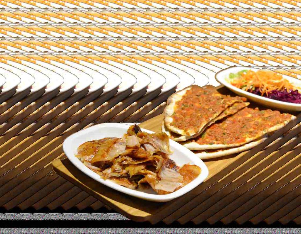 Firin Yemekleri - Gerichte aus dem Ofen 80 Döner Firinda / Dönerauflauf 10,90 Dönerfleisch in Tomatensahnesoße überbacken mit