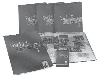 Zu Swift gibt es das bewährte Beiwerk wie Workbook, Begleitbuch, Tonträger, Folien, Kontrollaufgaben und Software: