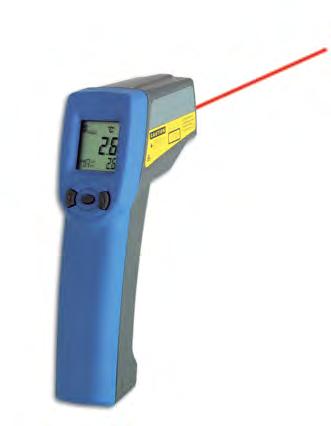 Infrarot-Thermometer mit Laservisier Infrared thermometer with laser sighting ScanTemp 385 Mit Infrarotmessgeräten messen Sie die Oberflächentemperatur.