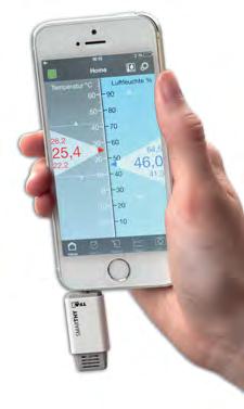 SMARTHY - Thermo-Hygrometer für Smartphones SMARTHY - Thermo-hygrometer for Smartphones SMARTHY KlimaLogger Machen Sie Ihr Smartphone zum mobilen Klimamessgerät.