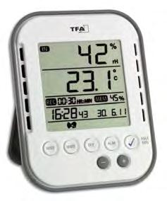 TA122 / TA140 - Temperatur- und Feuchtelogger mit Display TA 122 / TA140 - Temperature and humidity data logger with display TA 122 / TA 140 KlimaLogger Profi-Thermo-Hygrometer mit