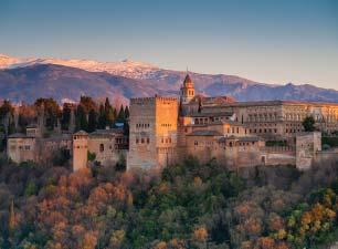 Die Alhambra von Granada, die Moschee von Cordoba, die in den Bergen gelegene Stadt Ronda sowie der historische Stadtkern von Sevilla, stellen Meilensteine der Menschheitsgeschichte dar.