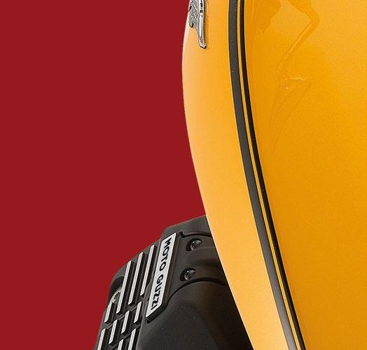 Fahrfertig ist die Moto Guzzi V9 mit nur 210 Kilogramm ein echtes Leichtgewicht ewicht ihrer Klasse.