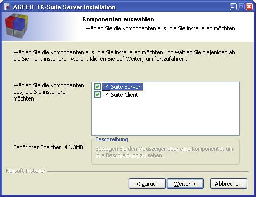 Installation & Konfiguration Konfigurations- und CTI-Software installieren - Klicken Sie im Menü der CD auf TK-Suite Windows Version. - Bestätigen Sie mit Fortfahren.