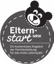 Leben mit Kindern 1. Lebensjahr / Elternstart Elternstart NRW Die Landesregierung schenkt Ihnen fünf Treffen à 90 Minuten in einem Eltern- Kind-Kurs. Dieses Angebot heißt Elternstart NRW.