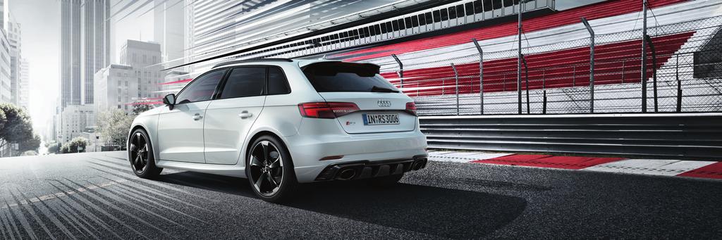 8 Audi RS 3 Sportback SO SEHEN IDEALLINIEN AUS. Der neue Audi RS 3 Sportback präsentiert sich aus jeder Perspektive in Bestform.