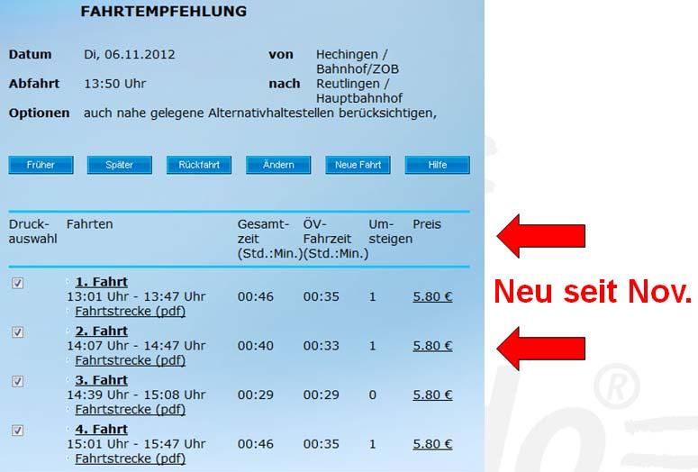 Stadttarif Einführung des Stadttarifs II für Bisingen/Steinhofen ab Oktober. Abo-online Das naldo-jahres-abo können die Kunden seit Herbst mit dem online-bestellformular jeweils bis zum 15.