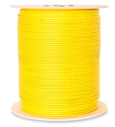 PicoLINK 1000 S/FTP AWG23s, 4P, LS0H, CAT7 Kabel, simplex, gelb Eigenschaften elektrisch bei 20 C: Größter Schleifenwiderstand: 165 Ω/km Größter Widerstandsunterschied: 2% Isolationswiderstand: >