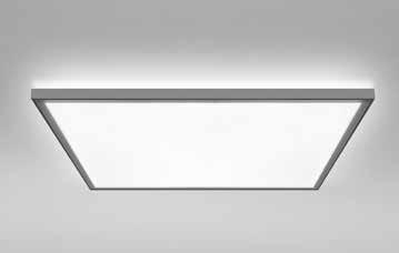 Farbwiedergabe Super-slim surface mounted LED luminaire in aluminium White or silver matt powder-coated Down light with highly clear microprismatic diffuser Switchable, optional Dali dimmable High
