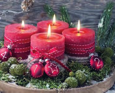 Vier Kerzen EINE KERZE für den Frieden, die wir brauchen, weil der Streit nicht ruht. Für den Tag voll Traurigkeiten EINE KERZE für den Mut.