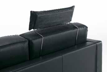 1-2 -I nostri modelli di divano letto montano, come standard, una rete elettrosaldata con cinghie elastiche nella parte finale per garantire il molleggio