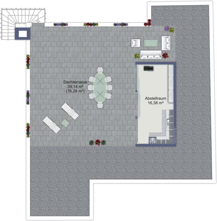 7 Zimmer Eigentumswohnung Esprit - Ebene 3 WHG 07 [2. - 4.
