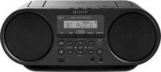 Radiorecorder 83 05 183 FM-Radio, CD (MP3), USB, Bluetooth, NFC - ZS - RS 60 BT Bluetooth Verbindung mit NFC One-Touch, Wiedergabe über USB, Radioempfang: UKW (ca. 26 Std.), CD-Wiedergabe (ca. 9 Std.