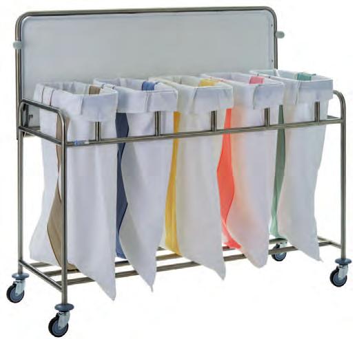Frischwäschetaschen An den Transport der Frischwäsche von der Wäscherei zur Bedarfsstelle sollten die gleichen hygienischen Anforderungen gestellt werden wie beim Schmutzwäschetransport.