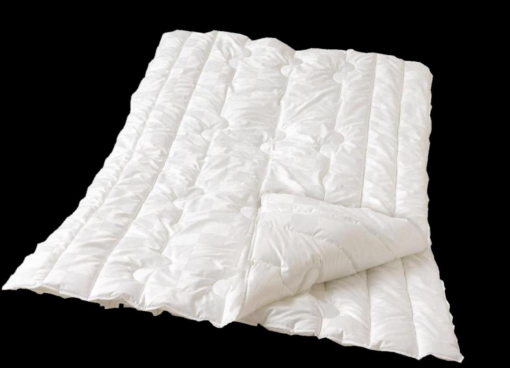 4 Jahreszeiten Bettdecke Eine 4-Jahreszeiten-Bettdecke besteht aus zwei Bettdecken, die mit praktischen Druckknöpfen verbunden werden können.