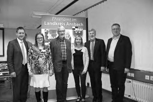 Petra Clausen, Asylkoordinatorin des Landratsamtes Ansbach, informierte über versicherungsrechtliche Möglichkeiten für Ehrenamtliche.