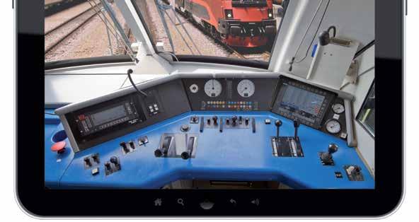 You can control your locomotive via the elegant touch panel on your intelligent rolling track