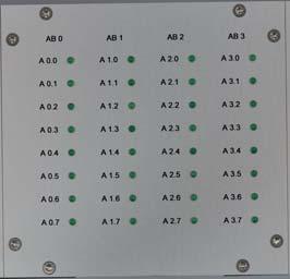 3 ) Highlight: Mikrocontroller gesteuertes Kombiinstrument zur Anzeige der gerade gesetzten Bits sowie Bargraph- und Digitalanzeige von 2 Analogwerten Eingebauter Switch zum Anschluss eines